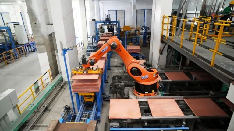 Copper Electrolysis Machine for Producing Copper Cathodes